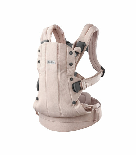 BABYBJORN Baby Carrier Harmony, Woven, Light pink mélange