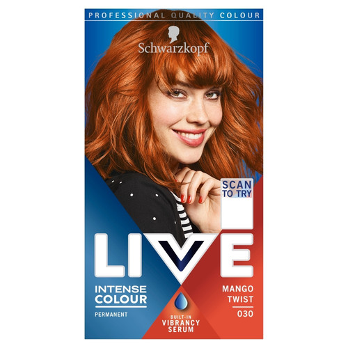 Schwarzkopf Live Intense Colour Permanent Hair Colour 030 - Mango Twist