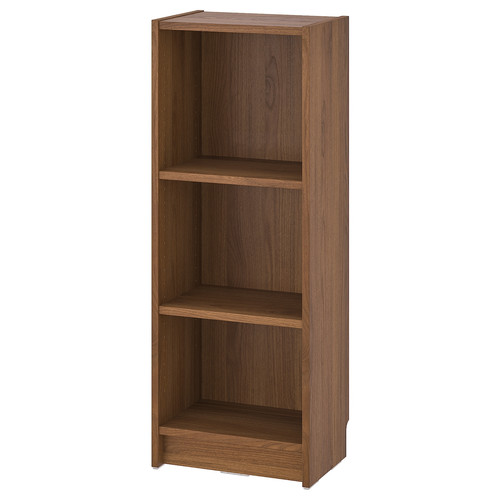 BILLY Bookcase, brown walnut effect, 40x28x106 cm