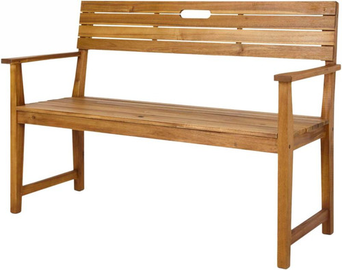 Garden Bench with Backrest Denia 128.5x57x89.7cm, acacia