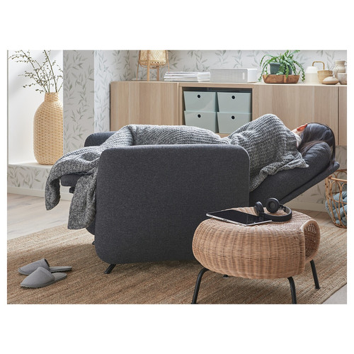 EKOLSUND Recliner, Gunnared dark grey