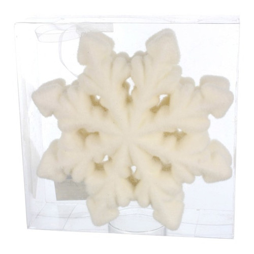 Christmas Decoration Snowflake 19-23cm 2pcs, assorted