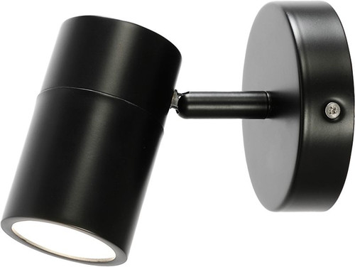 Wall Lamp GoodHome Tellot 1 x GU10 IP44, black