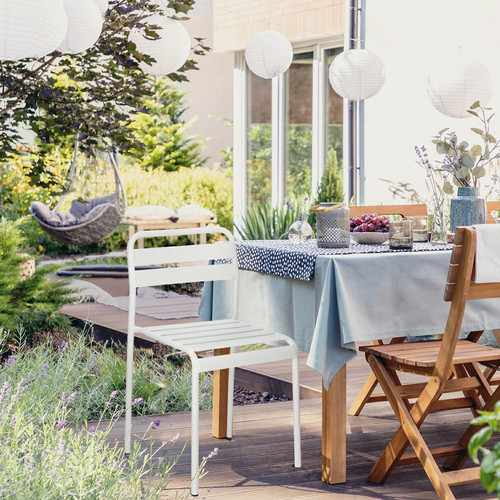 Chair Terra, outdoor, white