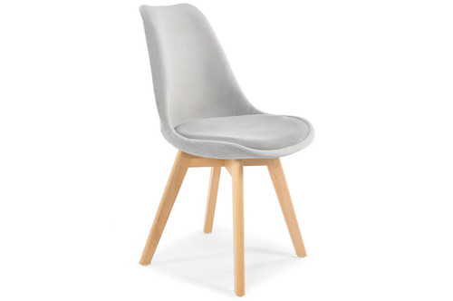 Upholstered Dining Chair Bolonia Lux, grey