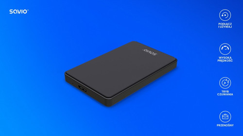 Savio External Enclosure for HDD/SDD AK-65 USB 3.0