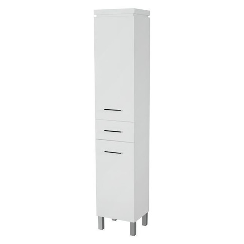 Cersanit Freestanding Bathroom High Cabinet Olivia 35 x 180 x 30 cm, white