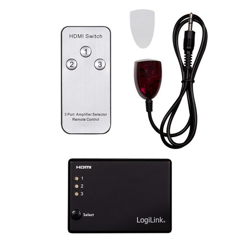 LogiLink Switch 3x1 HDMI 1080p 60Hz