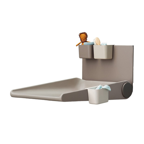 LEANDER WALLY™ Wall-mounted Changing Table, cappuccino