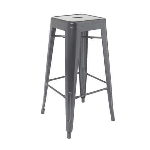 GoodHome Bar Stool Branza, grey