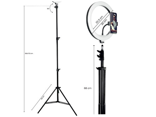 Tracer Ring Lamp with Tripod 30 cm