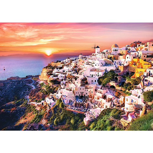 Trefl Jigsaw Puzzle Sunset over Santorini 1000pcs 12+