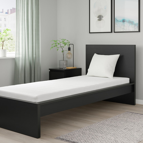 ÅKREHAMN Foam mattress, firm/white, 90x200 cm