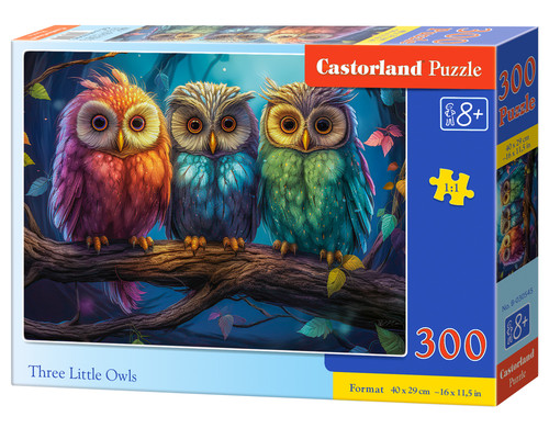 Castorland Children's Puzzle Three Little Owls 300pcs 8+