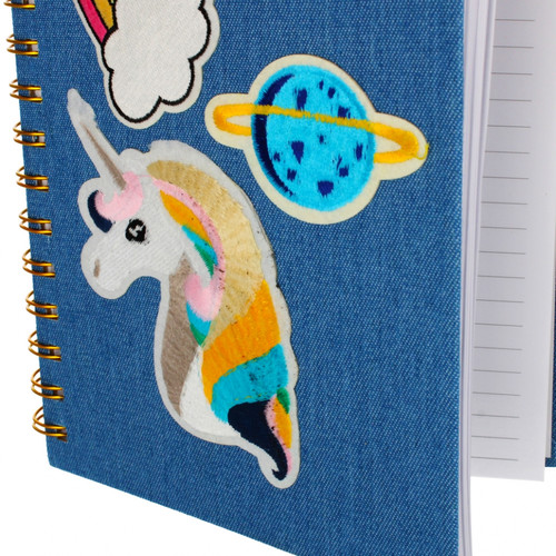 Spiral Notebook Jeans Unicorn
