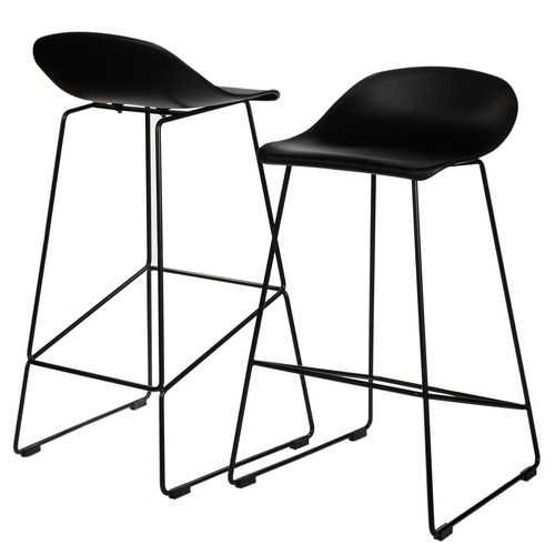 Bar Stool Molly Low, black