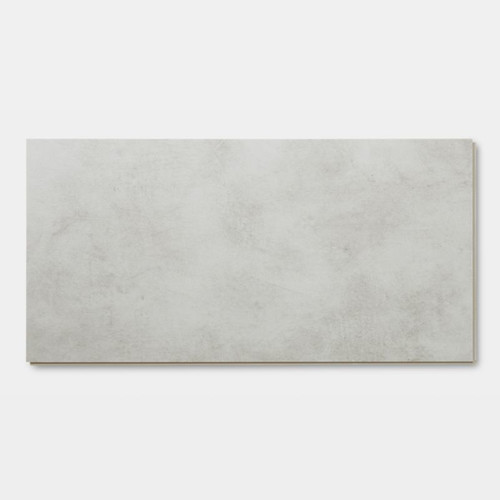 GoodHome Vinyl Flooring 30.5 x 61 cm, light grey concrete, 2.23 sqm, Pack of 12