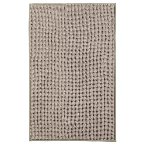 TOFTBO Bath mat, dark beige, 50x80 cm