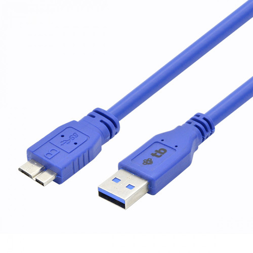 TB Cable USB 3.0-Micro 0.5 m, blue