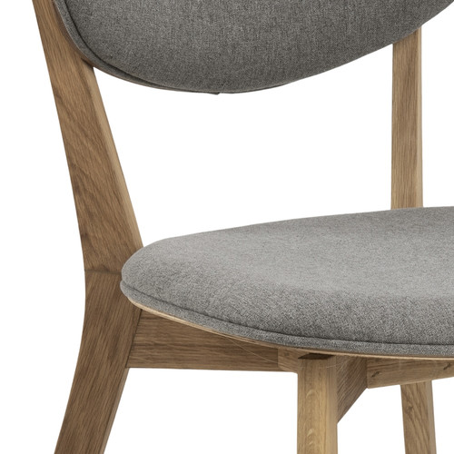 Chair Minsk, grey/oak