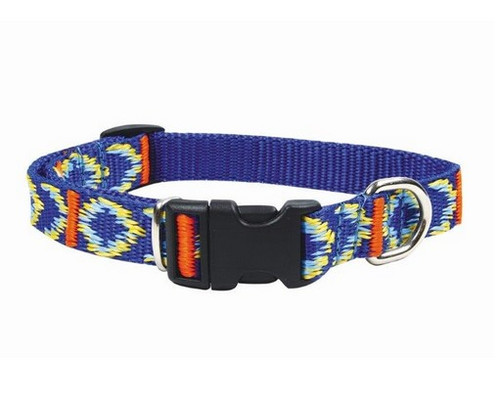 CHABA Decorative Dog Collar 25mm x 60cm, blue