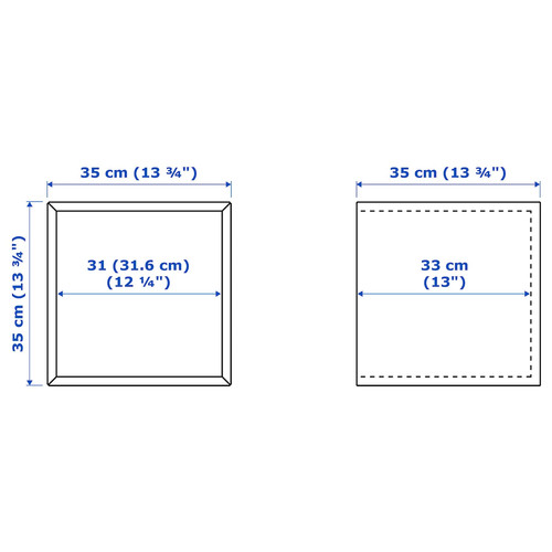 EKET Wall-mounted cabinet combination, pale yellow/white, 105x35x70 cm