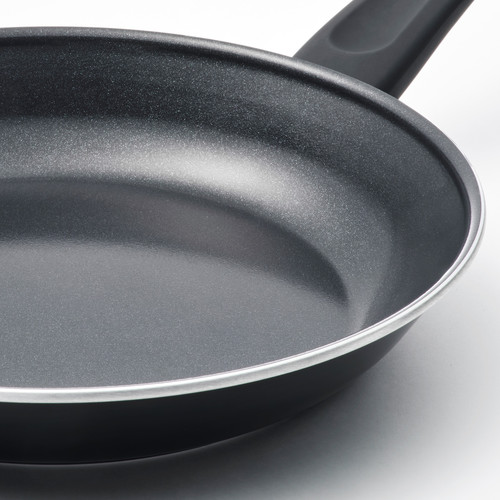 HEMLAGAD Frying pan, non-stick coating black, 24 cm