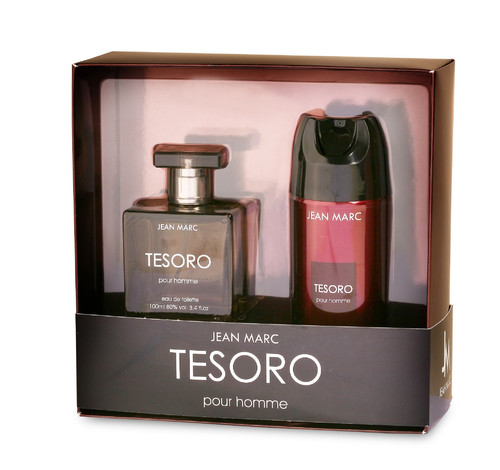 JEAN MARC Tesoro Gift Set for Men - Eau de Toilette & Deodorant