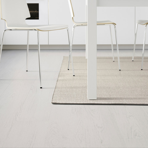 MORUM Rug flatwoven, in/outdoor, beige, 160x230 cm