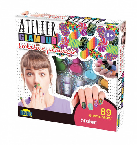 Atelier Glamour Glitter Nails Creative Set 89pcs 6+