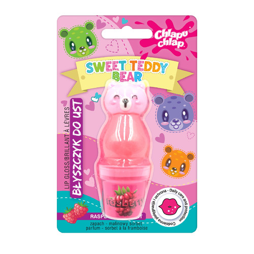 Lip Gloss Sweet Teddy Bear Raspberry Sorbet