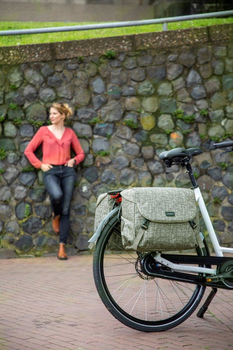 Newlooxs Bicycle Bag Ivy Mondi Joy Double, walnut