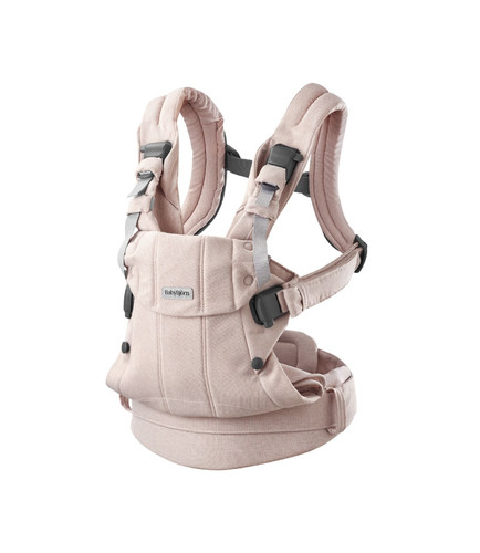 BABYBJORN Baby Carrier Harmony, Woven, Light pink mélange