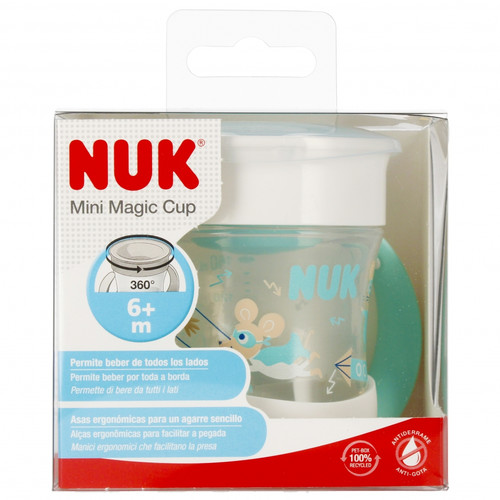 NUK Mini Magic Cup 160ml 6m+, turquoise