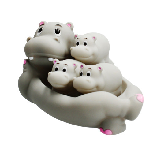 Bath Toy Hippo Set 6m+