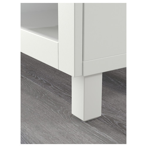 BESTÅ Storage combination with drawers, Sindvik white/Lappviken/Stubbarp white, 180x42x76 cm