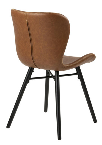 Chair Batilda Retro, brandy/black