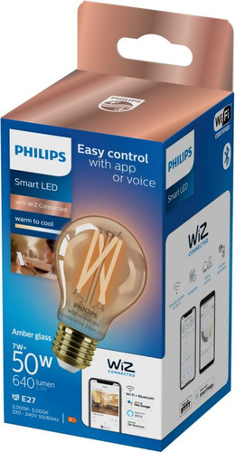 Philips LED Bulb Smart A60 E27 2000/5000 K amber