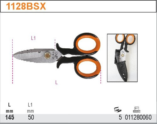 BETA Electrician's Scissors 135mm