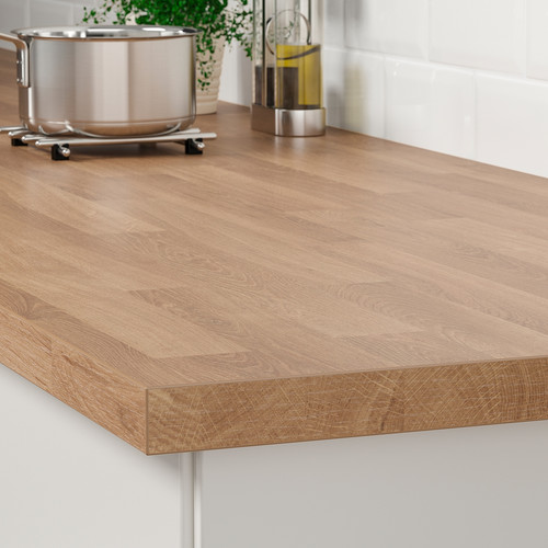 SÄLJAN Worktop, oak effect, laminate, 246x3.8 cm