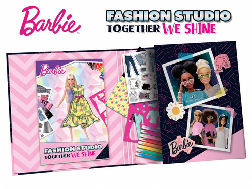 Lisciani Fashion Studio Toether We Shine Sketchbook Barbie 5+