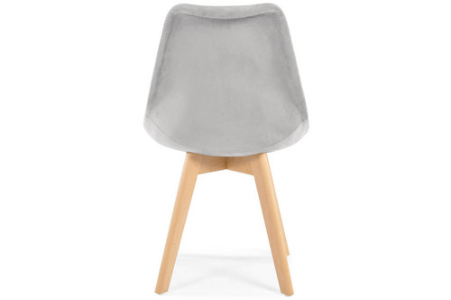 Upholstered Dining Chair Bolonia Lux, grey