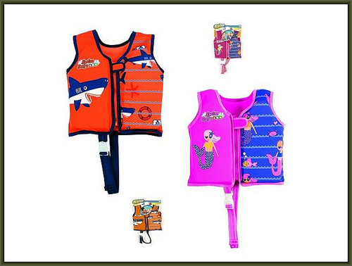 Bestway Life Jacket Swim Safe S/M, 1pc, random patterns