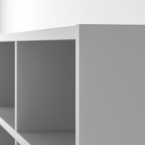 SPIKSMED TV storage combination, light grey, 233x32x96 cm