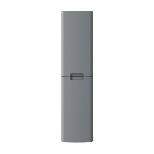 GoodHome Wall-mounted Bathroom High Cabinet Himalia 160 cm, grey