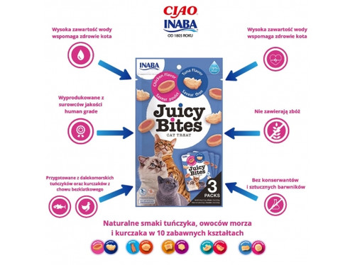 Inaba Ciao Cat Juicy Bites Chicken & Tuna Flavor 33.9g