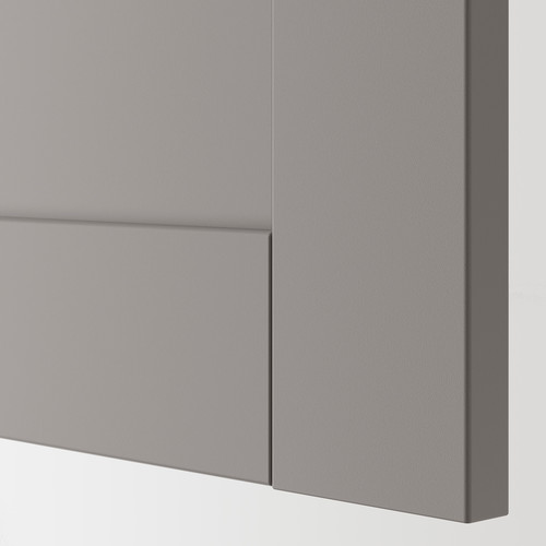 ENHET Kitchen, anthracite, grey frame, 203x63.5x222 cm