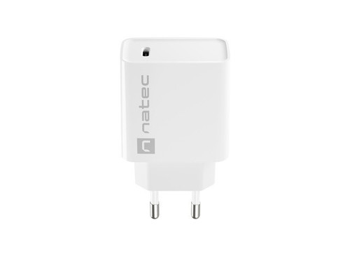 Natec USB Charger Ribera EU Plug 1x USB-C