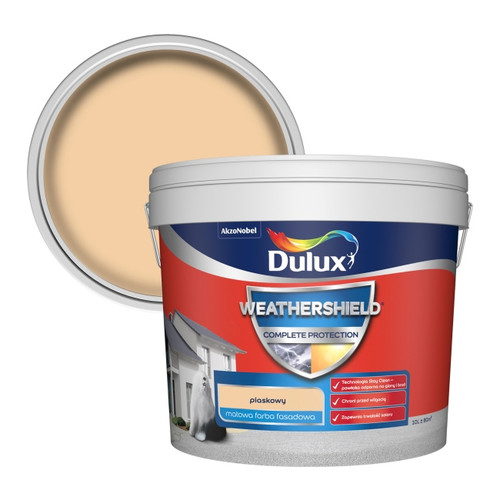 Dulux Exterior Paint Weathershield All Weather Protection Smooth Masonry Paint 10l sand