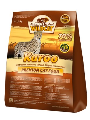 Wildcat Cat Food Karoo Rabbit & Poultry 500g